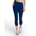 thumbnail image 1 of Reebok Women's and Women's Plus Everyday High Rise Capri Leggings, 20" Inseam, Sizes XS-4X, 1 of 6