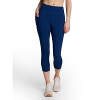 Reebok Women's Everyday High Rise Capri Leggings (Sizes: XS-4X, Navy)