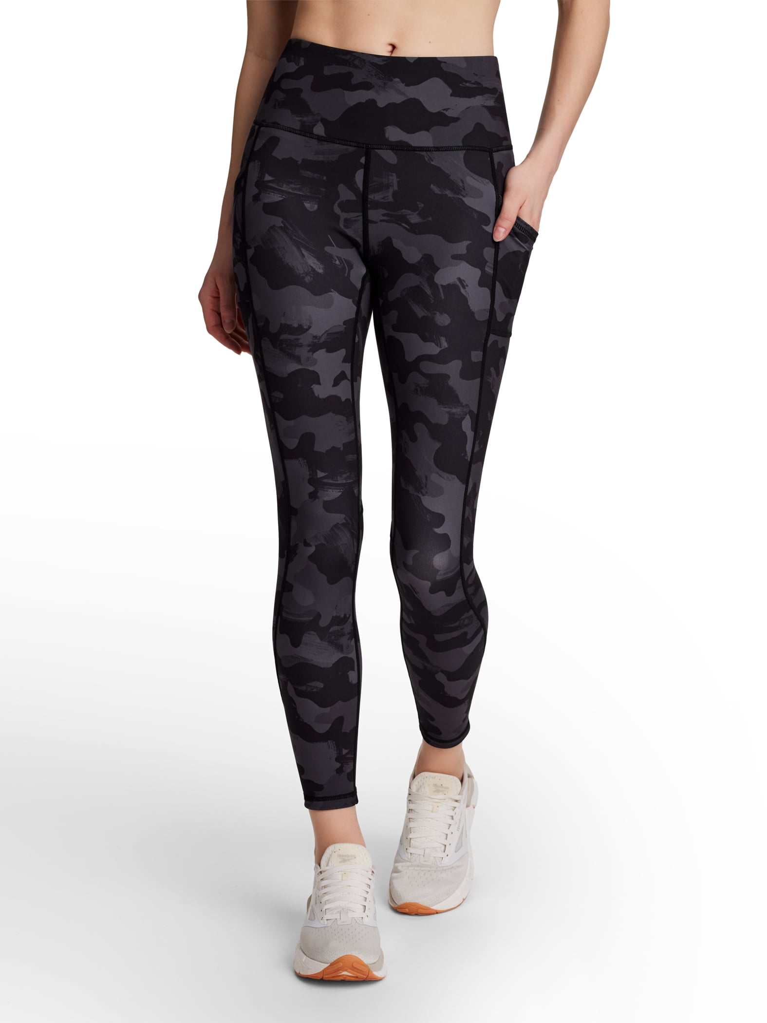 Reebok Women's and Women's Plus Everyday High Rise Leggings, 25" Inseam, Sizes XS-4X