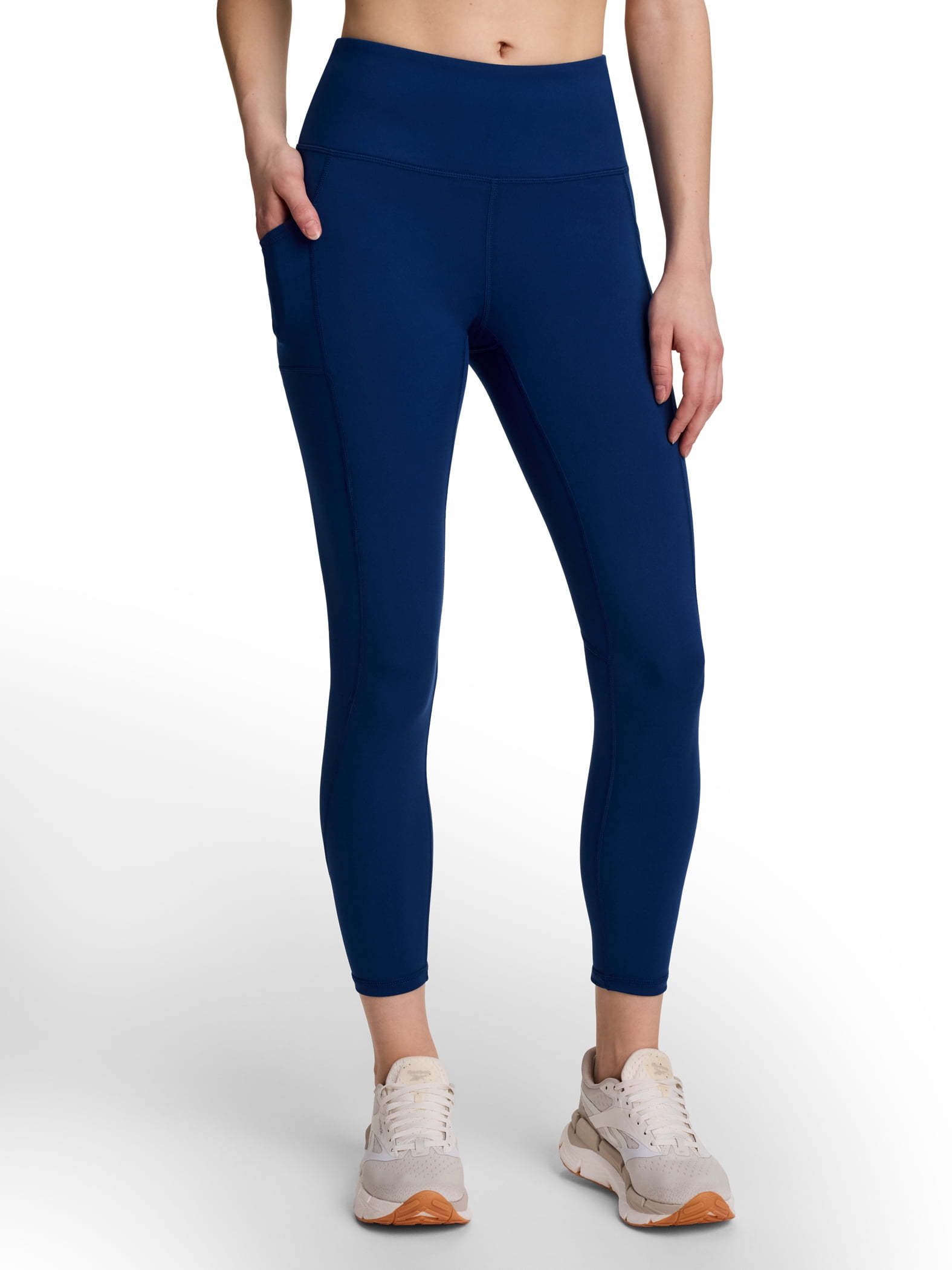 Reebok Women's and Women's Plus Everyday High Rise Leggings, 25" Inseam, Sizes XS-4X