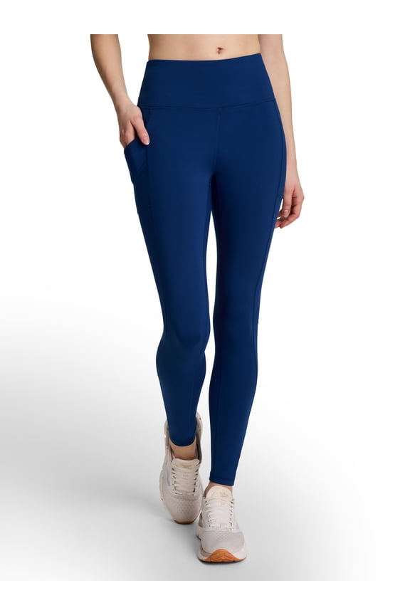 Women's and Women's Plus Everyday High Rise Leggings, 28" Inseam, Sizes XS-4X