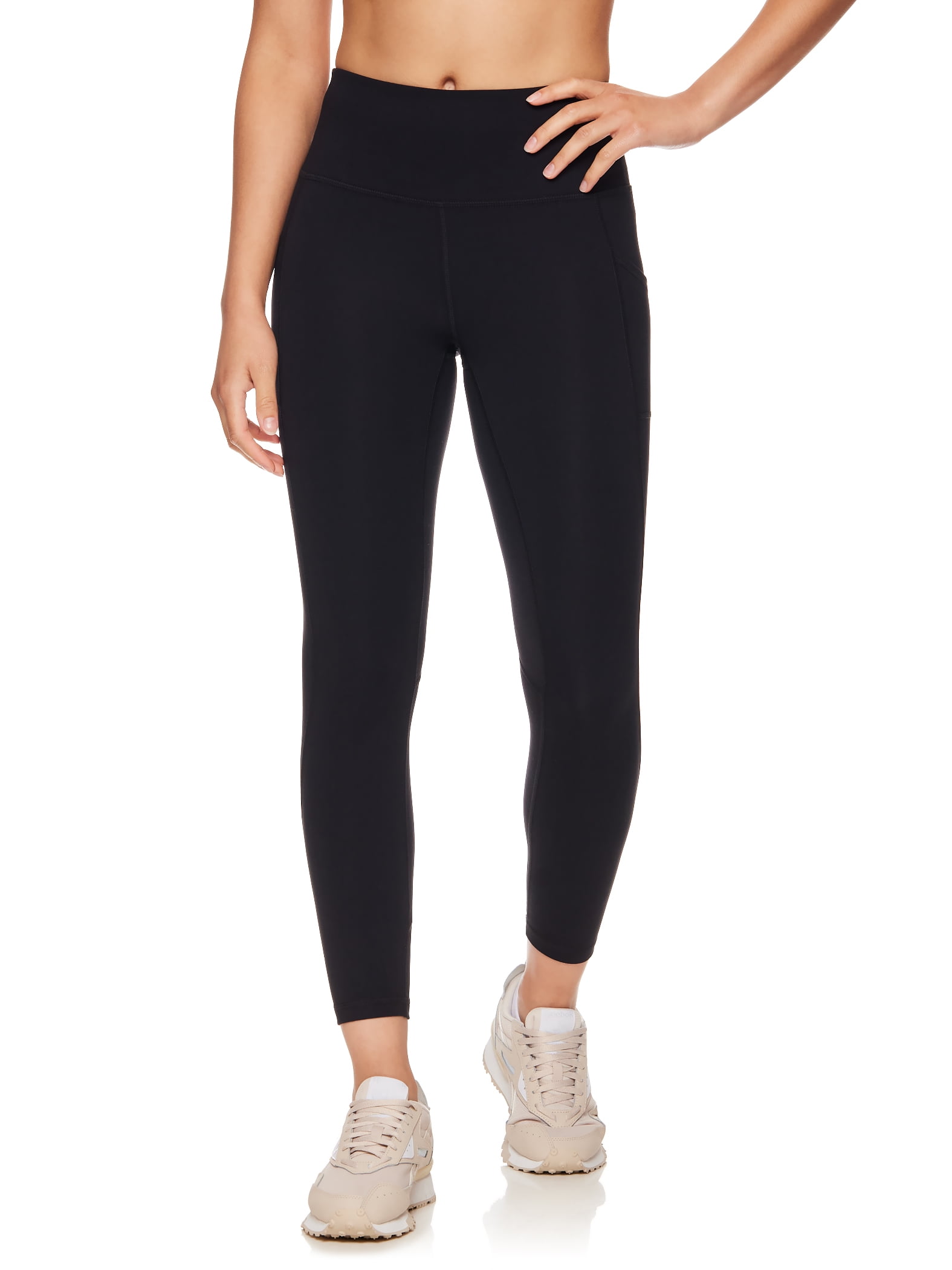 Reebok Women's and Women's Plus Everyday High Rise Leggings, 25" Inseam, Sizes XS-4X