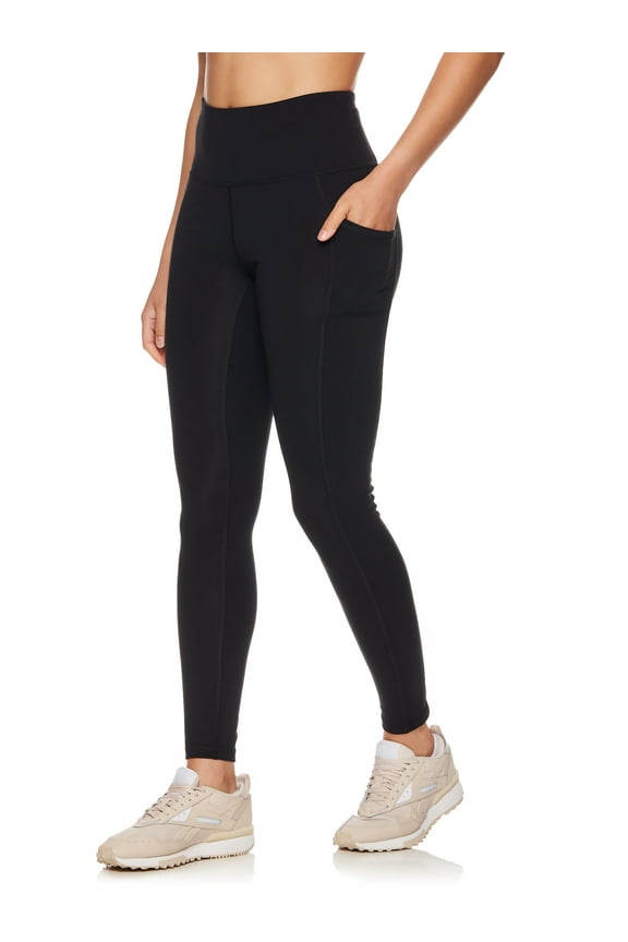 Women's and Women's Plus Everyday High Rise Leggings, 28" Inseam, Sizes XS-4X
