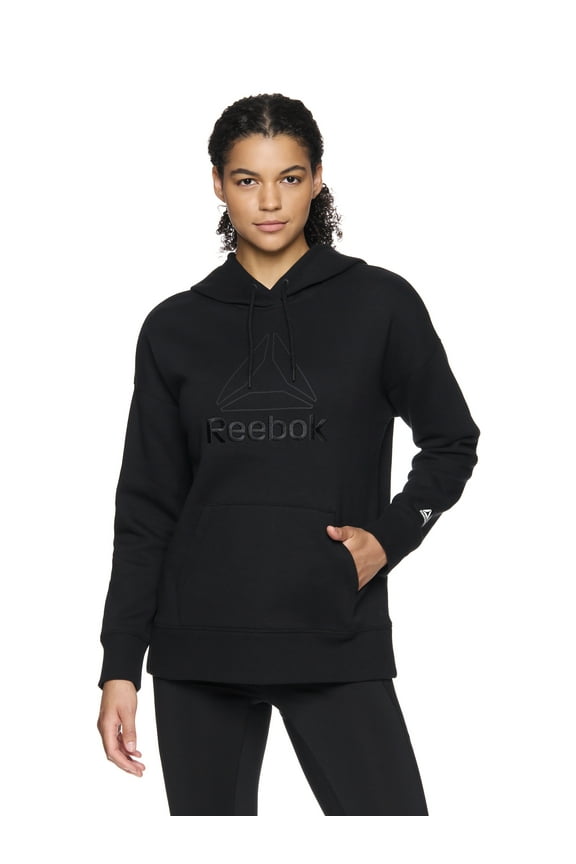 Women's and Women's Plus Large Logo Hoodie with Pocket, Sizes XS-4X