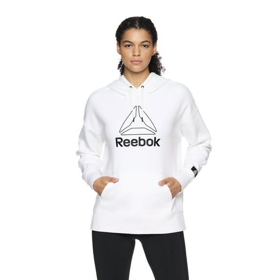 Reebok Women's and Women's Plus Large Logo Hoodie with Pocket, Sizes XS-4X