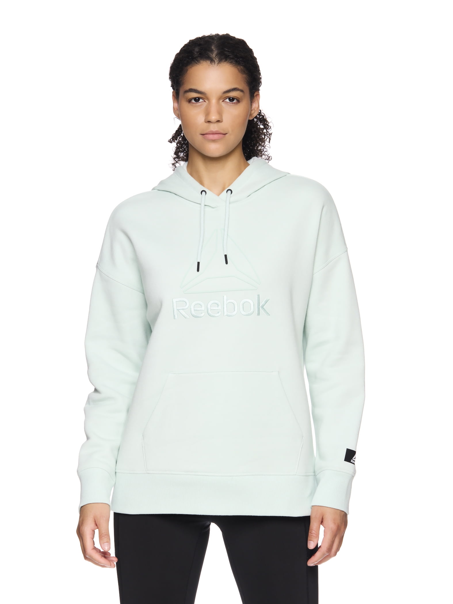 Reebok Women's and Women's Plus Large Logo Hoodie with