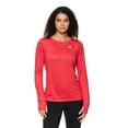 thumbnail image 1 of Reebok Women's and Women's Plus Legacy Core Knit Performance Long Sleeve T-Shirt, Sizes XS-4X, 1 of 6