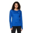 thumbnail image 1 of Reebok Women's and Women's Plus Legacy Core Knit Performance Long Sleeve T-Shirt, Sizes XS-4X, 1 of 6