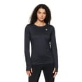 thumbnail image 1 of Reebok Women's and Women's Plus Legacy Core Knit Performance Long Sleeve T-Shirt, Sizes XS-4X, 1 of 6