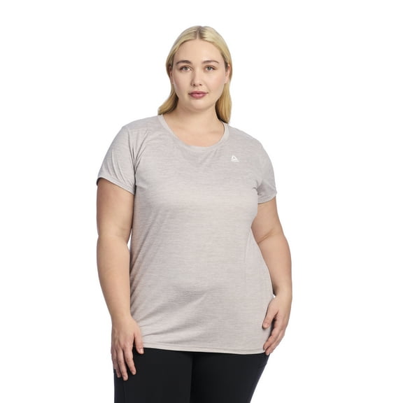 Reebok Women's and Women's Plus Legacy Core Knit Performance T-Shirt, Sizes XS-4X