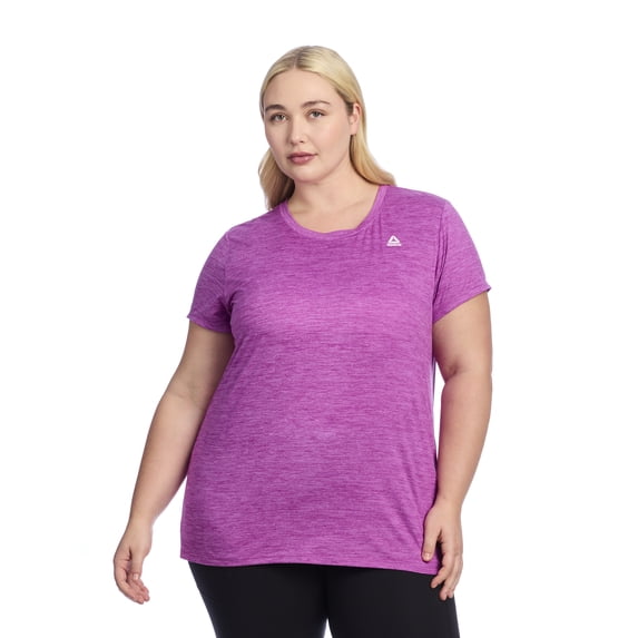 Reebok Women's and Women's Plus Legacy Core Knit Performance T-Shirt, Sizes XS-4X