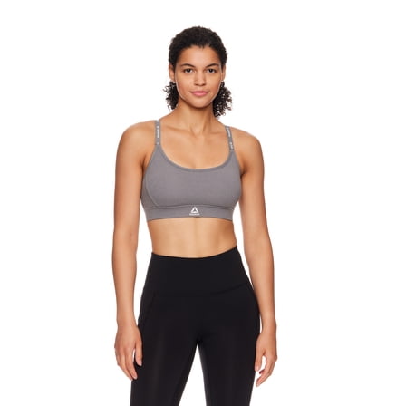 Reebok Women's and Women's Plus Low Impact Favorite Bra with Removable Cups, Sizes XS-4X