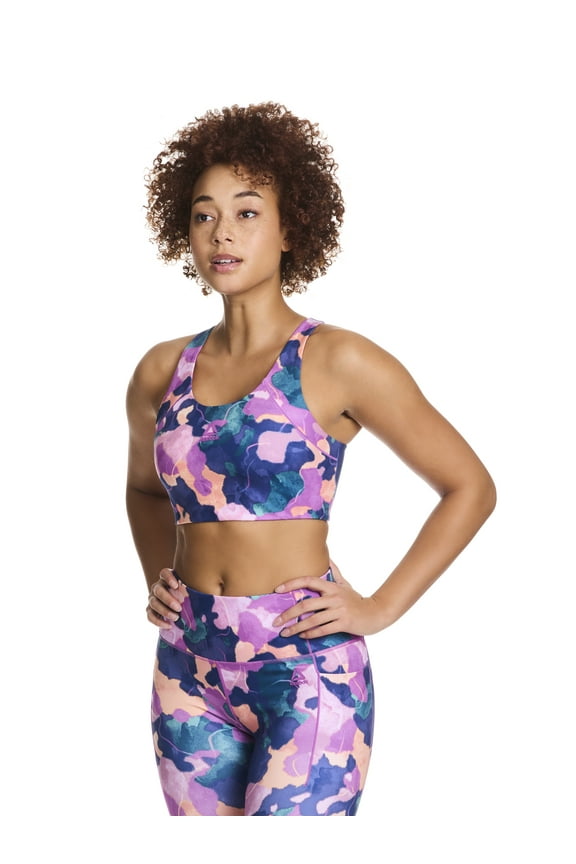 Women's and Women's Plus Medium Impact Reflex Sports Bra, Sizes XS-4X