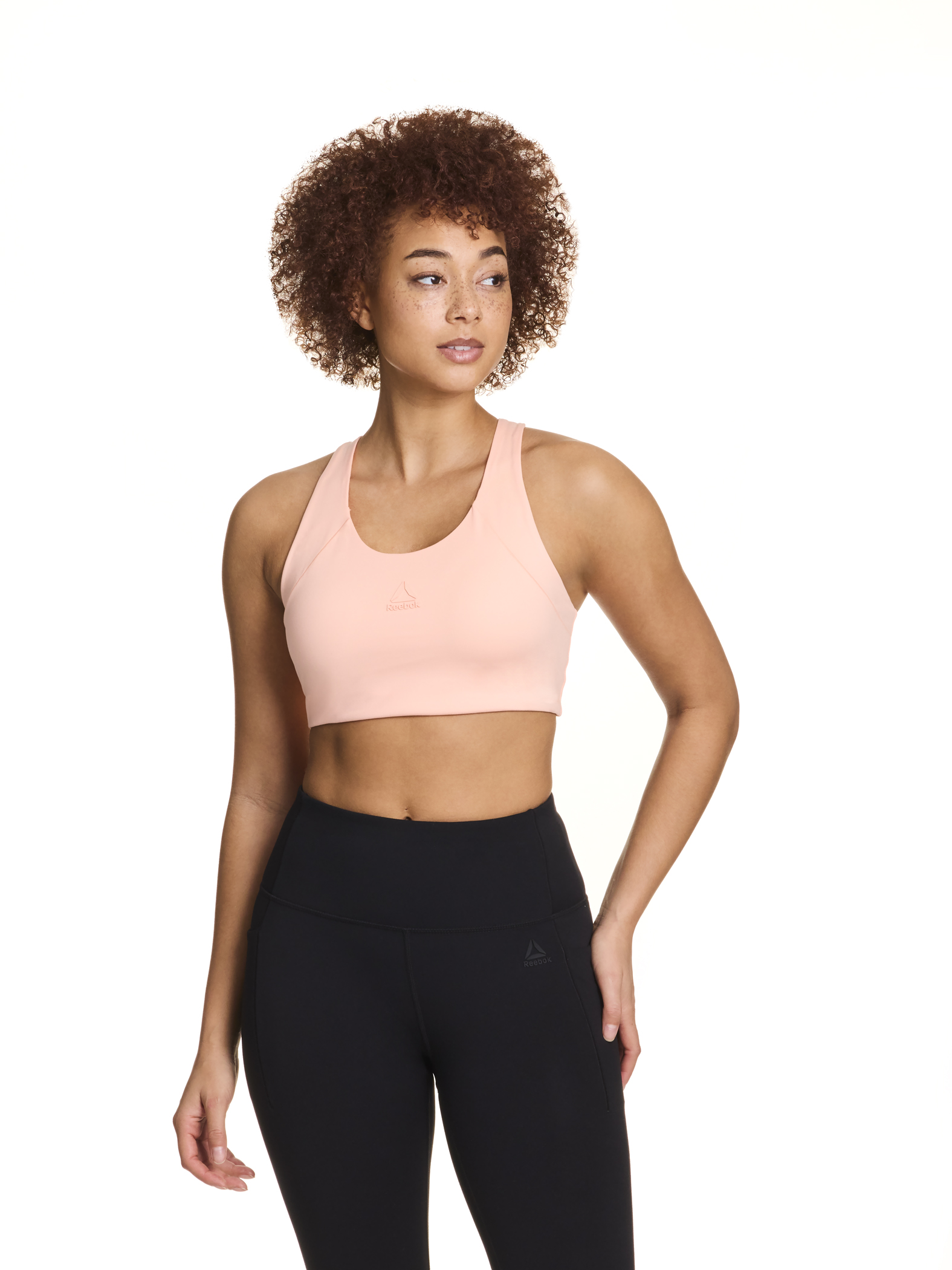Reebok Women's and Women's Plus Medium Impact Sports Bra, Sizes XS-4X