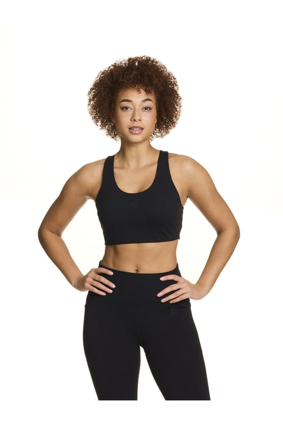 Women's and Women's Plus Medium Impact Reflex Sports Bra, Sizes XS-4X