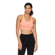 Women's and Women's Plus Medium Impact Stronger Sports Bra with Mesh Panel and Removable Cups, Sizes XS-4X