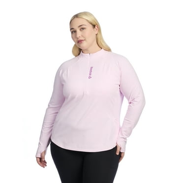 Reebok Women's and Women's Plus On-the-Go 1/2 Zip Top, Sizes XS-4X