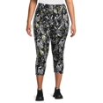 thumbnail image 1 of Reebok Women's and Women's Plus High-Rise Capri Leggings with Back Pocket, 22'' Inseam, Sizes XS-4X, 1 of 5