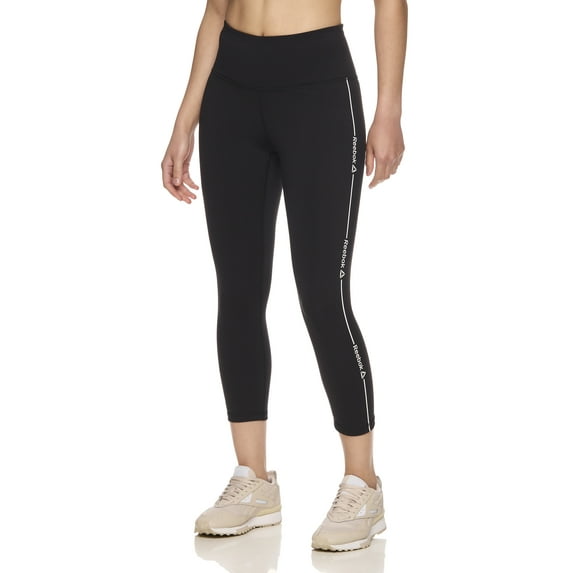 Reebok Women's and Women's Plus High-Rise Capri Leggings with Back Pocket, 22'' Inseam, Sizes XS-4X