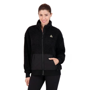Reebok Women's and Women's Plus Size Achiever Sherpa Jacket, Sizes XS-4X