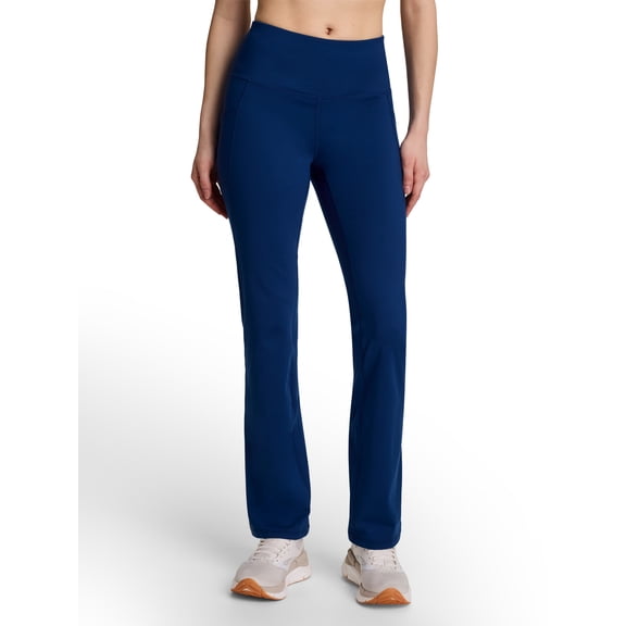 Reebok Women's and Women's Plus Size Everyday High Rise Pant With Pocket, Sizes XS-4X