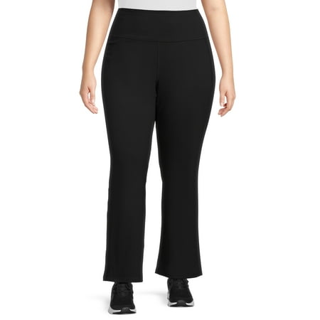 Reebok Women's and Women's Plus Size Everyday High Rise Pant With Pocket, Sizes XS-4X