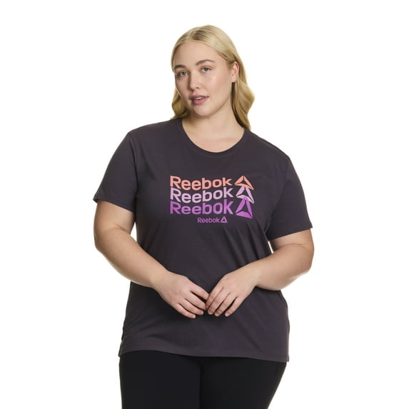 Reebok Women's and Women's Plus Size Graphic Tee, Sizes XS-4X