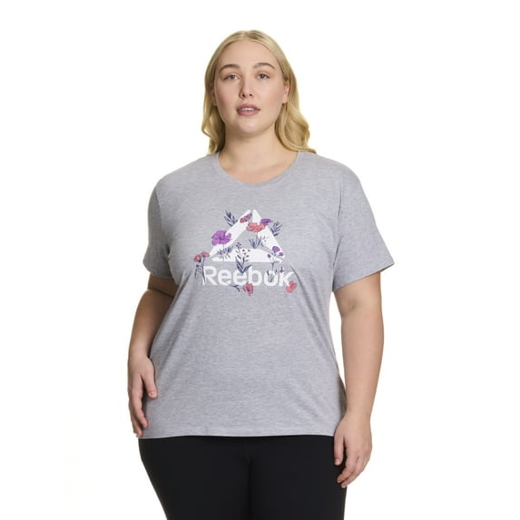Reebok Women's and Women's Plus Size Graphic Tee, Sizes XS-4X