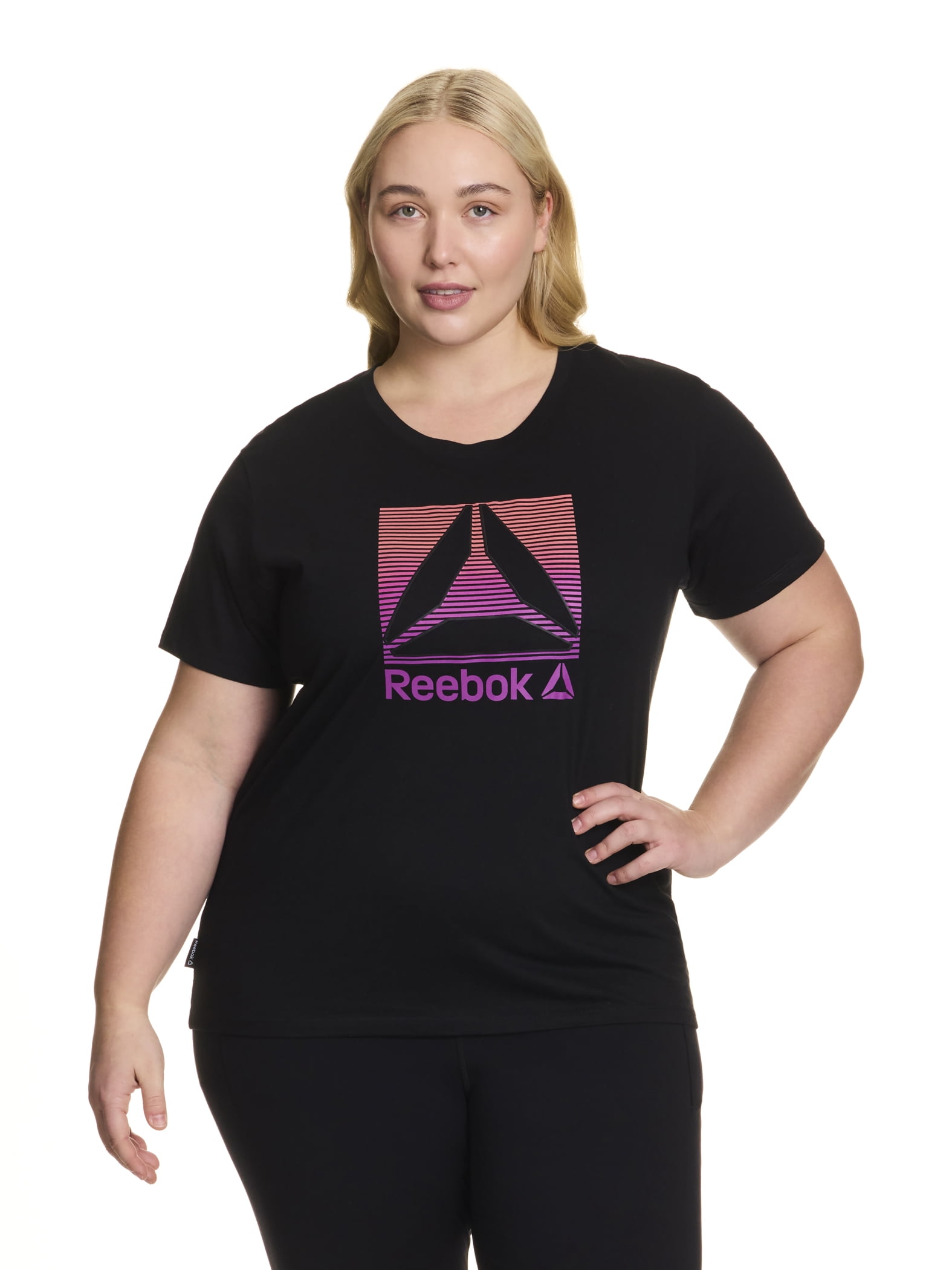 Reebok Women's and Women's Plus Size Graphic Tee, Sizes XS-4X