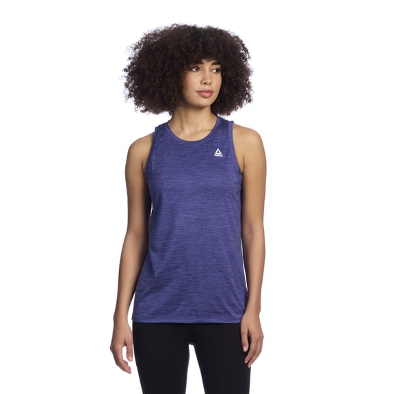 Reebok Women's and Women's Plus Size Legacy Core Knit Performance Graphic Tank Top, Sizes XS-4X