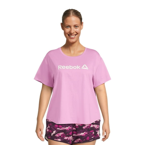 Reebok Women’s and Women's Plus Size Short-Sleeve Graphic T-Shirt, Sizes XS-4X