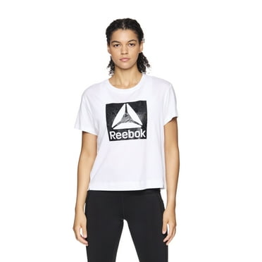 Reebok Women's and Women's Plus Spirit Cropped Tee, Sizes XS-4X