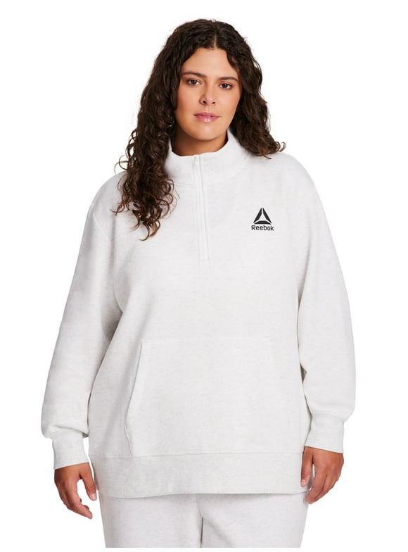 Women's and Women's Plus Sport Core 1/2 Zip Up Sweatshirt, Sizes XS-4X
