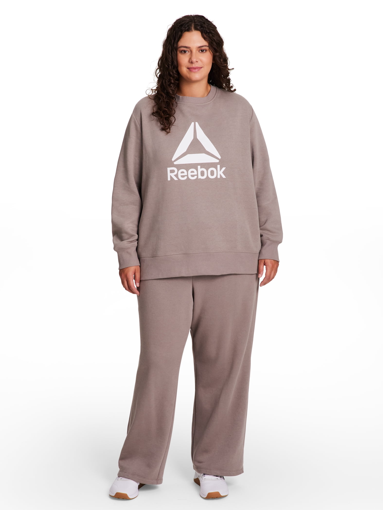 Reebok Women's and Women's Plus Sport Core Crewneck and Straight Leg ...