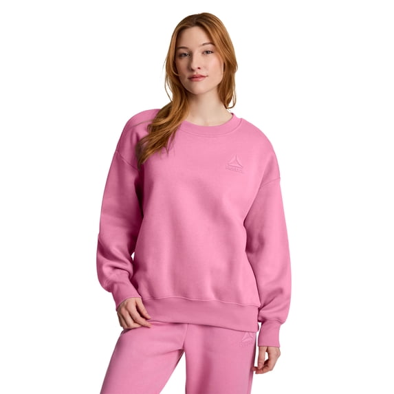 Reebok Women's and Women's Plus Weekender Oversized Crewneck, Sizes XS-4X