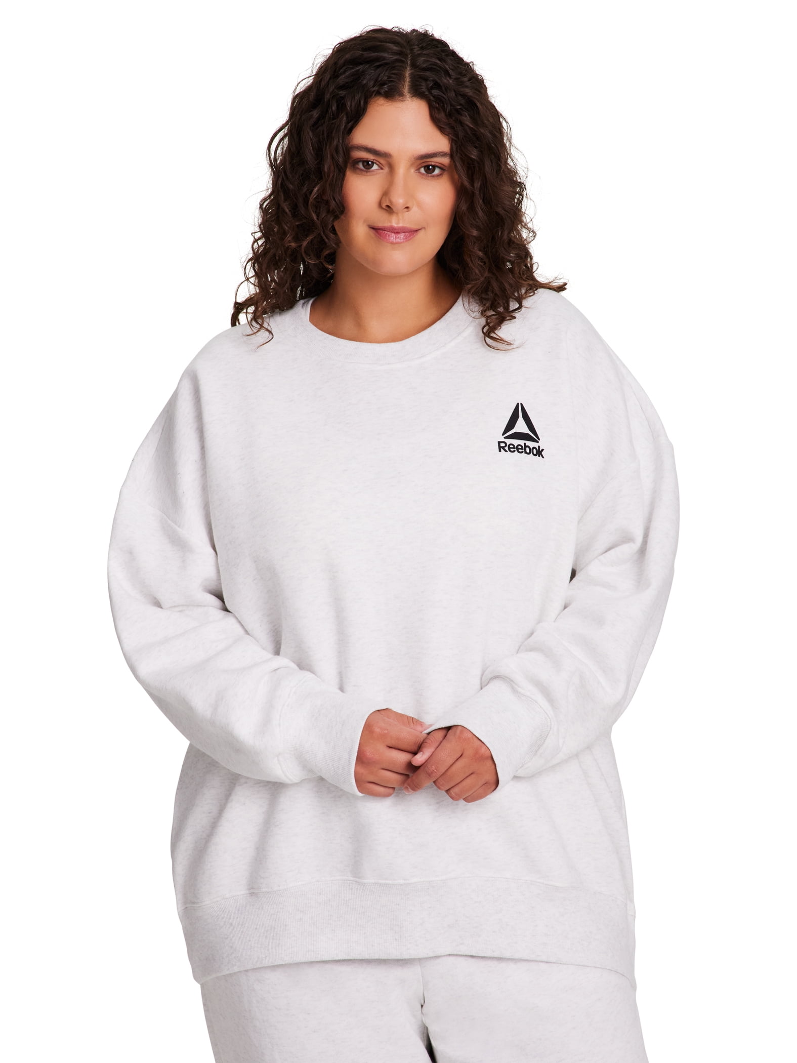 Reebok Women's and Women's Plus Weekender Oversized Crewneck, Sizes XS - XXXL