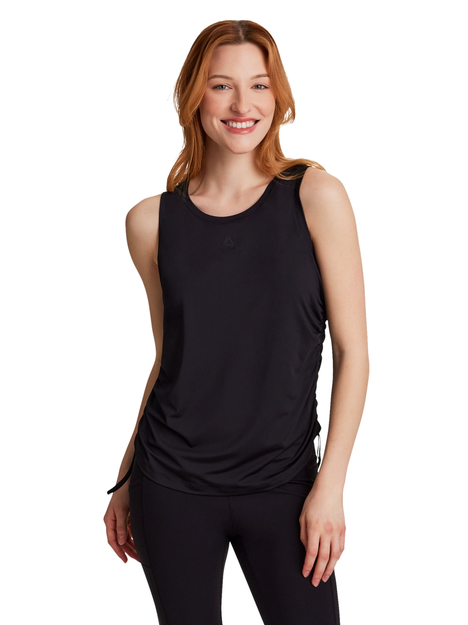 Reebok Women's Swift Ruched Tank Top, Sizes XS-XXXL