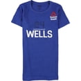 thumbnail image 1 of Reebok Womens 24 Wells 2018 Graphic T-Shirt, Blue, Small, 1 of 2