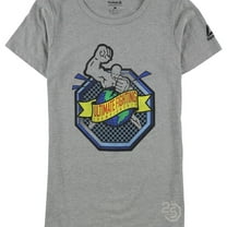 Reebok Womens 25th Anniversary Influencer Graphic T-Shirt, Grey, Medium