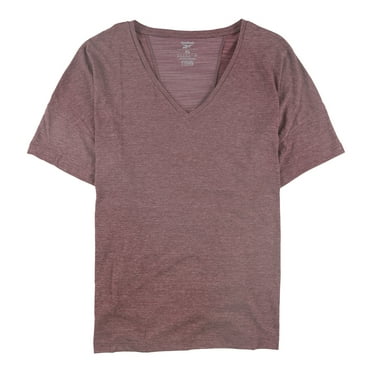 Reebok Womens ActivChill Basic T-Shirt, Red, X-Large