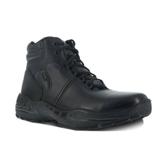 Reebok Womens Black Leather Work Boots Postal Express Chukka 11 EW