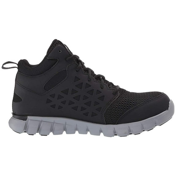 Reebok Sublite Cushion Work Alloy Toe SD Mid Mid Black RB411 Women's Size 9.5