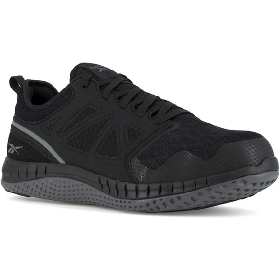 Reebok Womens Black Mesh Work Shoes Steel Toe Athletic Oxford 6.5 M