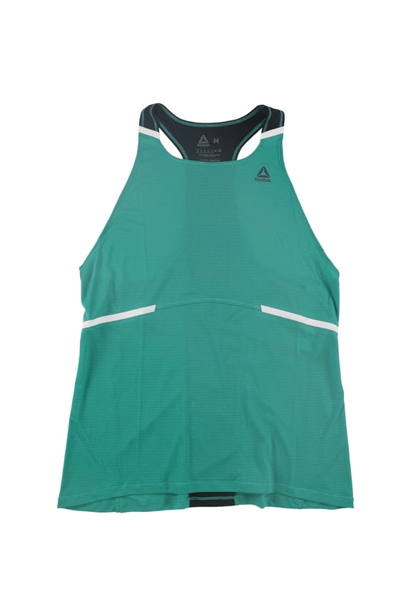 Womens Boston Track Club Tank Top, Green, Small