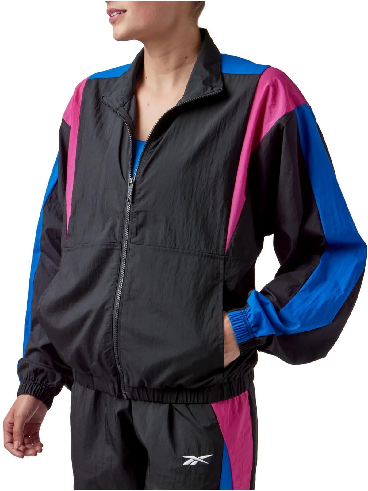 Reebok Womens Colorblock Athletic Jacket - Walmart.com