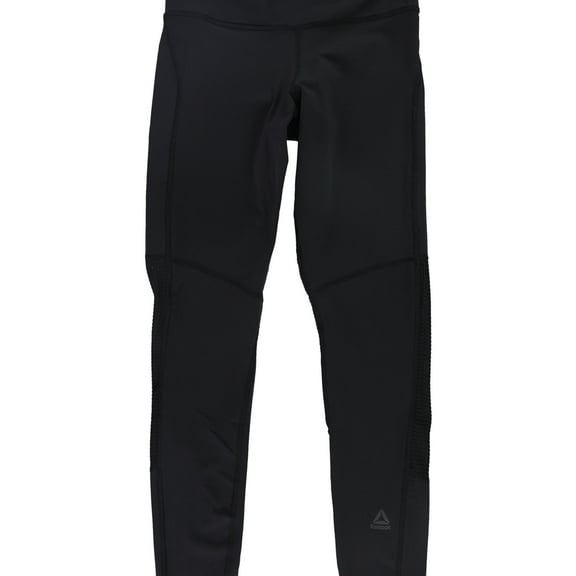 Reebok Womens Competition Tights Yoga Pants, Black, Small