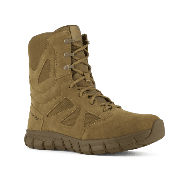 Reebok Womens Coyote Leather Military Boots 8in Tactical SR 12 M