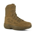 thumbnail image 1 of Reebok Work Women's 8" Rapid Response Soft Toe Stealth Boot with Side Zipper Coyote - RB897, 1 of 4