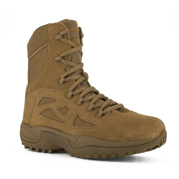 Reebok Womens Coyote Leather Military Boots Stealth 8in Rapid Response 8 W