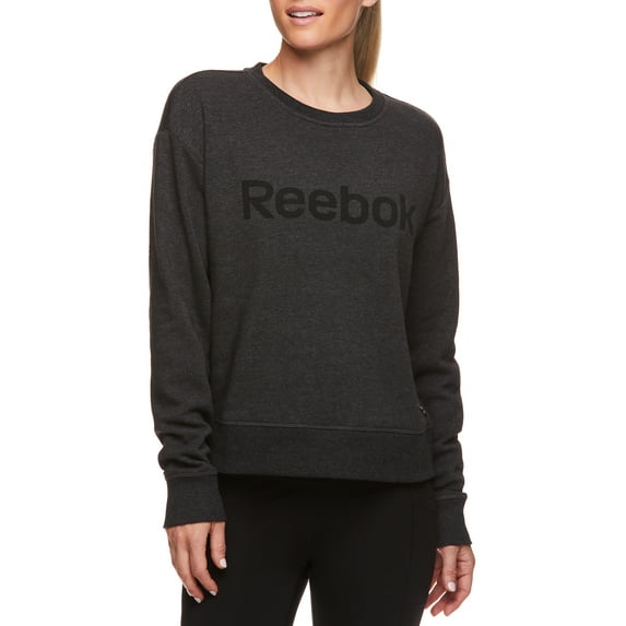 Reebok Womens Cozy Crewneck Sweatshirt with Graphic